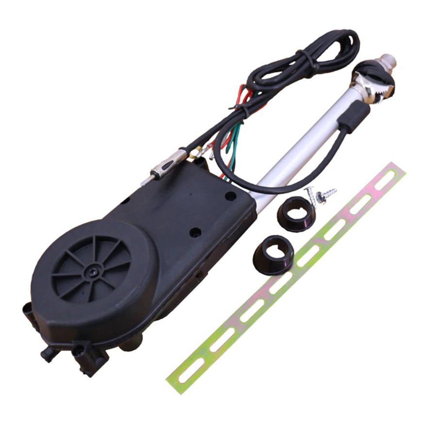 Antena Elétrica Universal Automática Omega Opala Monza Maverick Landau Rádio Am Fm Para Carro
