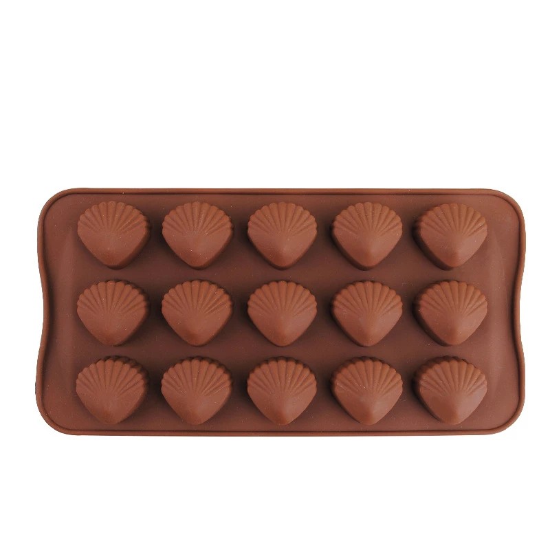 Forma Assadeira Molde De Silicone Conchas Para Doces Confeitaria Chocolates Bombom em Oferta na Shopee