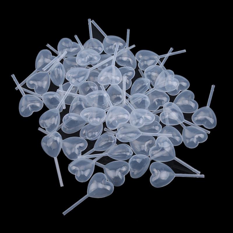 Conta-Gotas De Pipeta De Plástico Em Formato De Coração , 4ml , Para Transferência De Creme , Faça Você Mesmo , Coziment