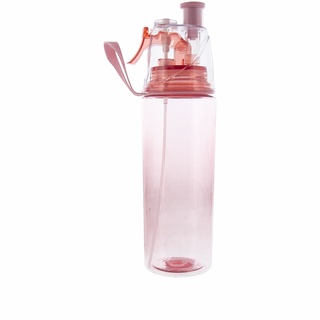 Garrafa Squeeze Cross Road Borrifador com Alça Rosa 580ml