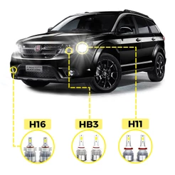 Kit Ultra LED Fiat Freemont 2012/2015 20000 Lúmens 6500k