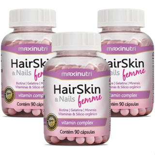 Kit Hair Skin & Nails Femme (cápsula Da Beleza) 270 Cápsulas em Oferta na Shopee