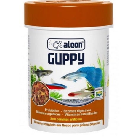Guppy 20g Ração P/ Peixes De Porte Pequeno - Alcon