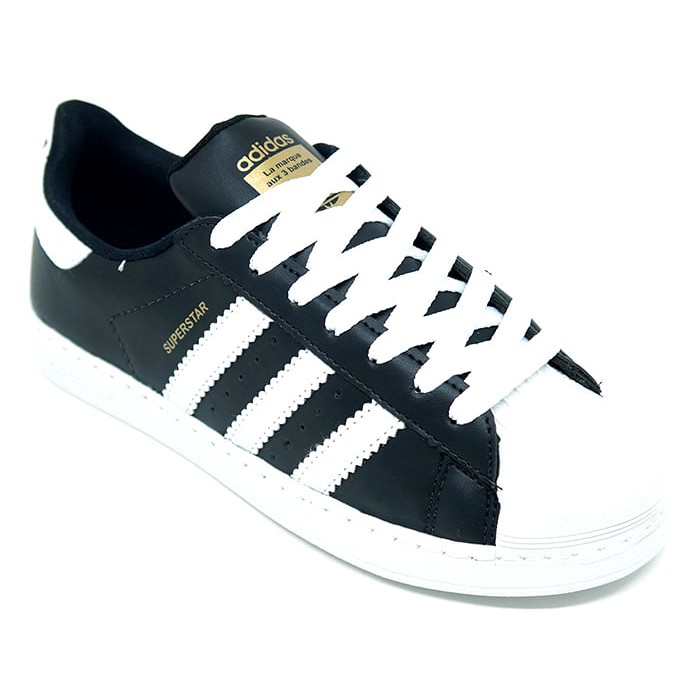 adidas superstar preto e dourado