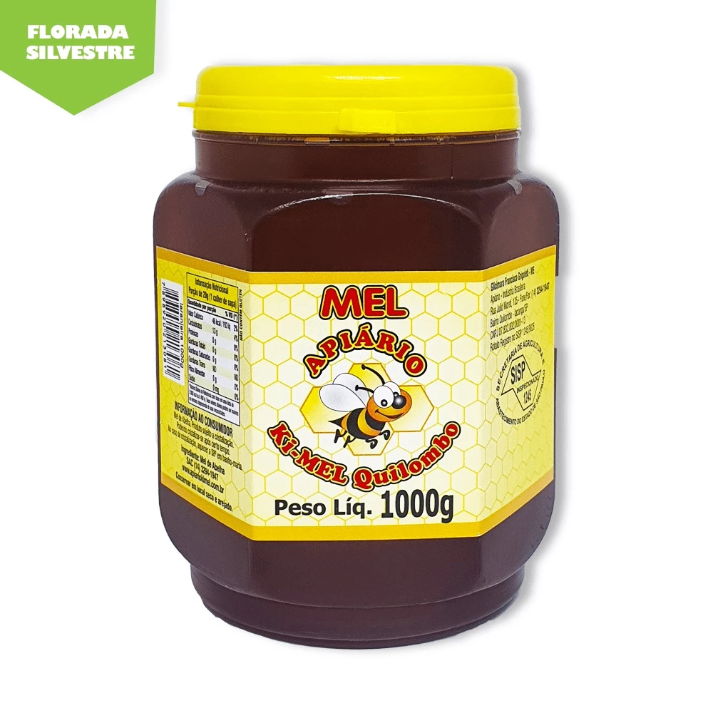Mel Puro de Abelha - Pote 1000g - Florada Silvestre