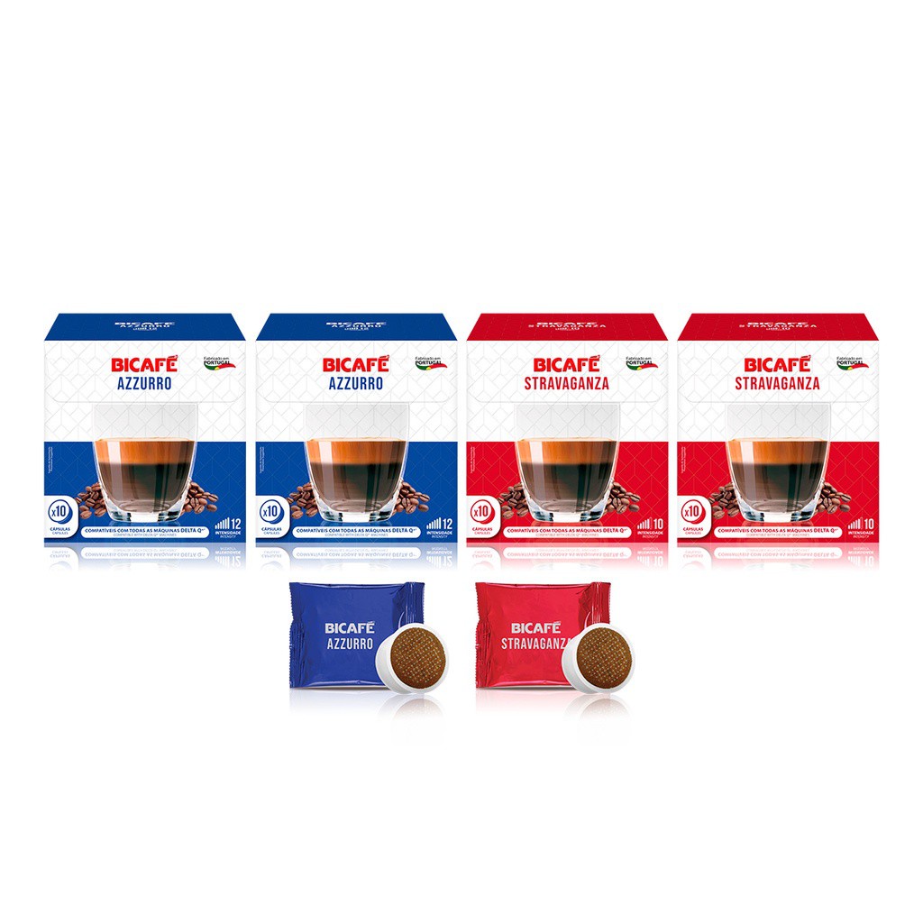 Kit 40 Cápsulas De Café Bicafé Para Máquinas Delta Q*