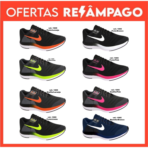 Tenis Masculino Esportivo Dinamic Fit Adulto E Juvenil Academia Corrida Crossfit