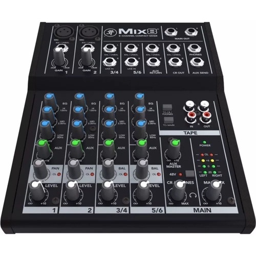 Mesa De Som Mackie Mix8 Com Phantom Poweroriginal C/ Nf !! Escorrega