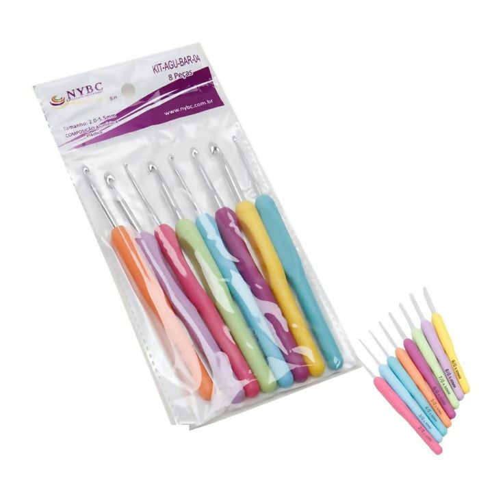 Kit Agulhas Barbante Pacote Com 8 Unidade De Tamanhos Diferente em Oferta na Shopee