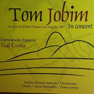 CD Tom Jobim - Ao Vivo Wiltern Theatre Los Angeles 1987 | In Concert
