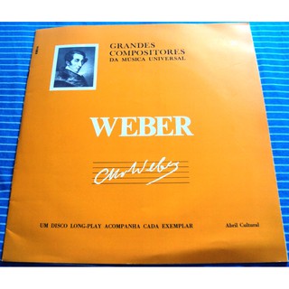 653 Mvd- LP 1973- Música Universal- Weber- Vol 20- Clássica- Clássica- Grandes Compositores Da Música Universal- Abril Cultural- Música- Disco Vinil Original- Long Play LP