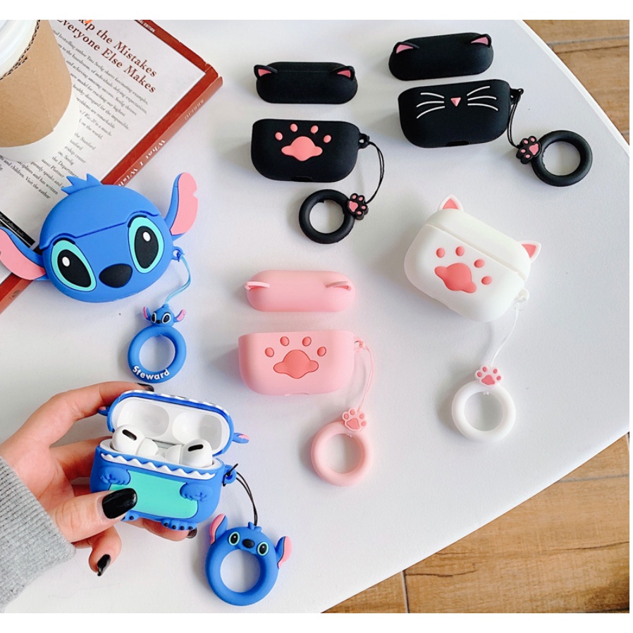 Capa De Silicone Stich Compatível Para AirPods Pro