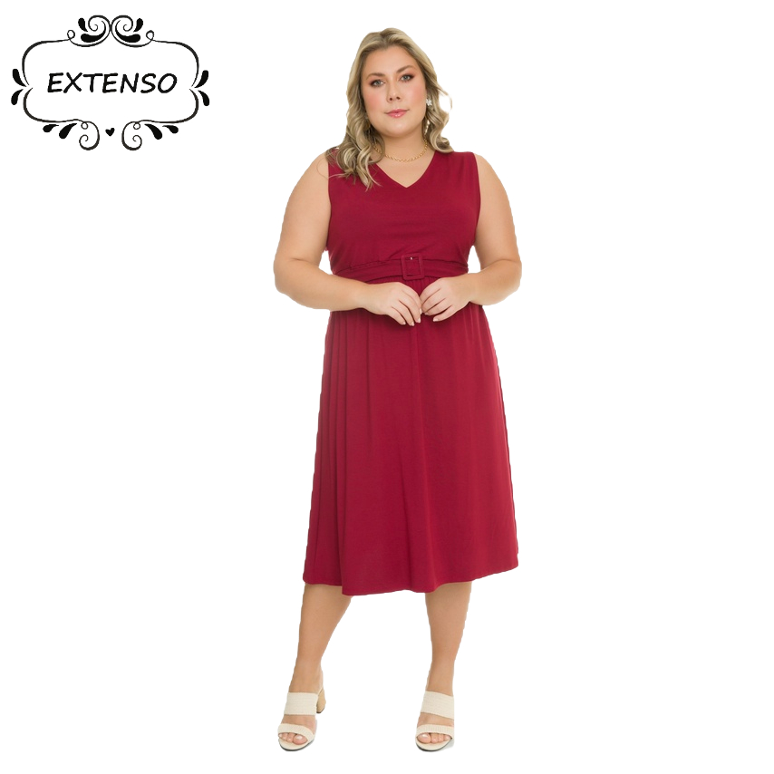 Vestido Plus Size Evangélico Feminino Midi Verão Shopee Brasil