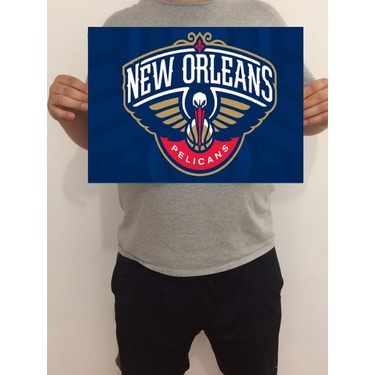 Pôster Nba New Orleans Pelicans 43x32 Cm