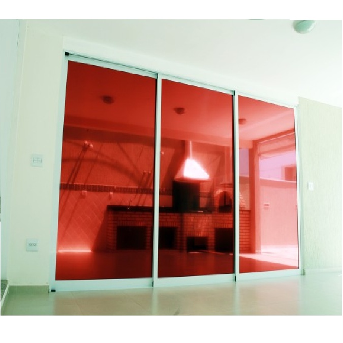 insulfilm espelhado,vermelho,6mt x50cm,insufilme para janela,vidro,box,insufilm,