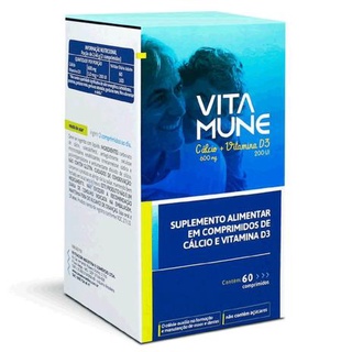 Vita Mune - Cálcio + Vitamina D3 600mg 60 comprimidos