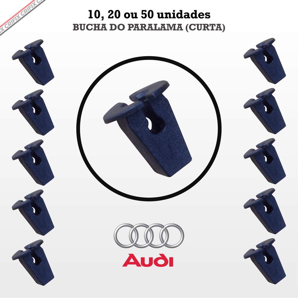 10, 20 ou 50 Buchas Do Paralama Audi A1 A8 Q7 R8 TT RS