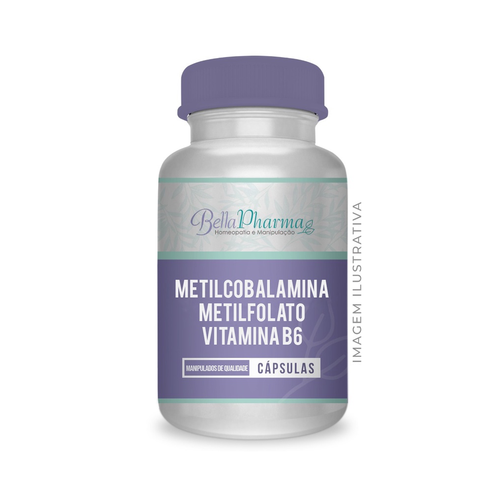 Metilcobalamina 1mg + Metilfolato 1mg + Vitamina B6 15mg - 60 Cápsulas Sublinguais em Oferta na Shopee