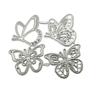 br Borboletas Corte Metal Morre Stencil Álbum Scrapbooking Modelo Cartão Molde Embossing Craft em Oferta na Shopee