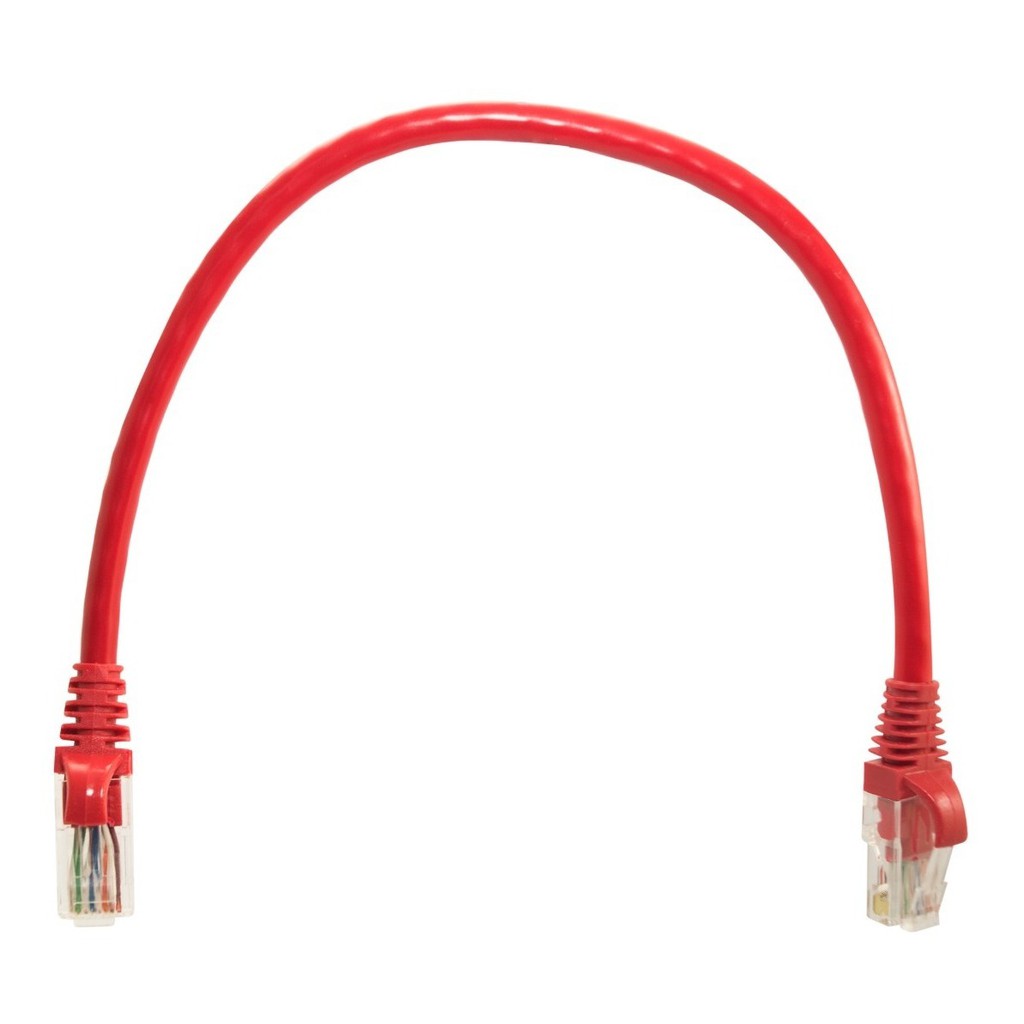 Cabo Rede Cat5e Utp Cca Kit 10 Vermelho + 20 Azul 10 Cm