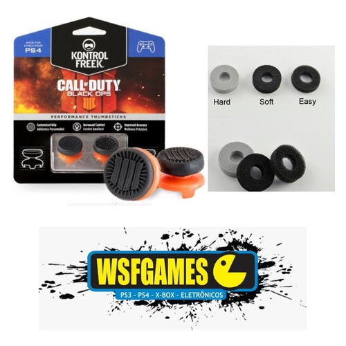 Kontrol Freek Call Of Duty Black Ops 4 Bo4 + Control Shot De Esponja Para Controle Ps4 e Ps5