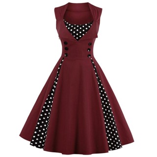 Vestido De Bolinha Anos 60 ou 70 Festa Retrô Vintage Traje Para Baile Fantasia Midi Bolas Poá Evangélico Barato P02 em Oferta na Shopee