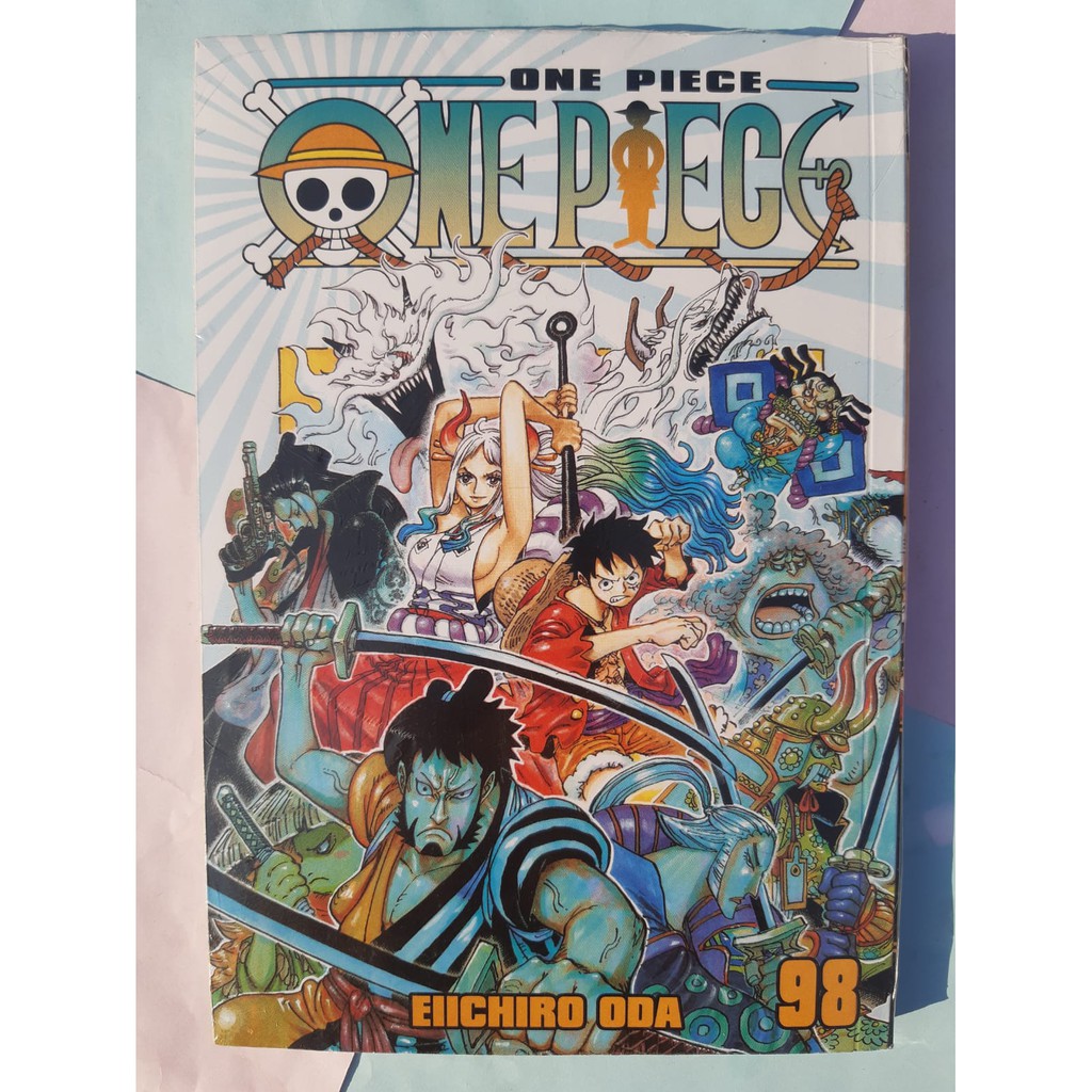 One Piece Volume 98 Manga Panini Shopee Brasil