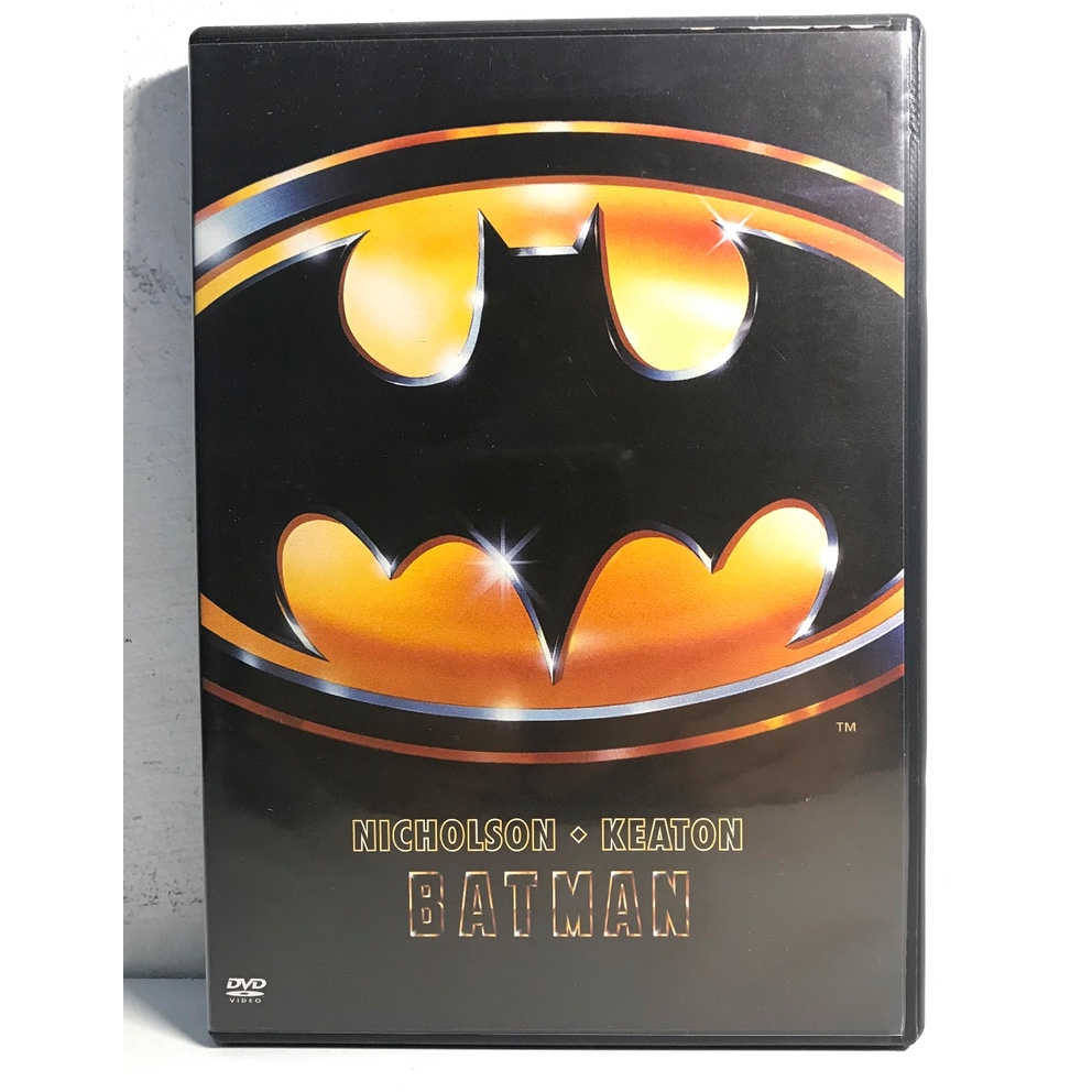DVD: Batman -  Michael Keaton e Jack Nicholson  (Original)