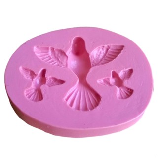 Molde De Silicone Pombas divino religioso Para Decorar F493 em Oferta na Shopee