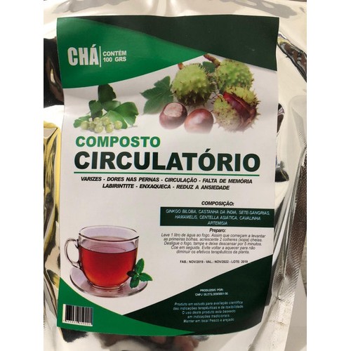 Chá Circulatório Para Má Circulação, Varizes, Enxaqueca, Memória, Dores ...
