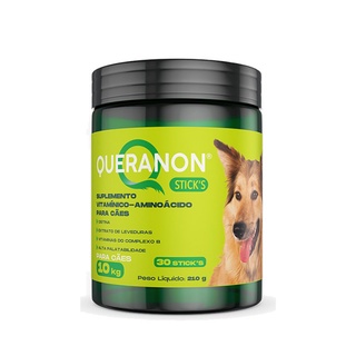 Queranon Sticks Com 30 suplemento Para Cães Queda de Pelos Pelo Brilhando Forte Bonito em Oferta na Shopee