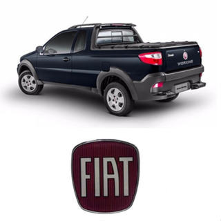 Emblema Maçaneta Tampa Traseira Fiat Strada Resinado em Oferta na Shopee