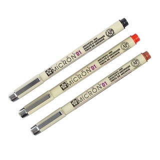 3X Caneta Pigma Micron Xsdk Preta 01 Sakura