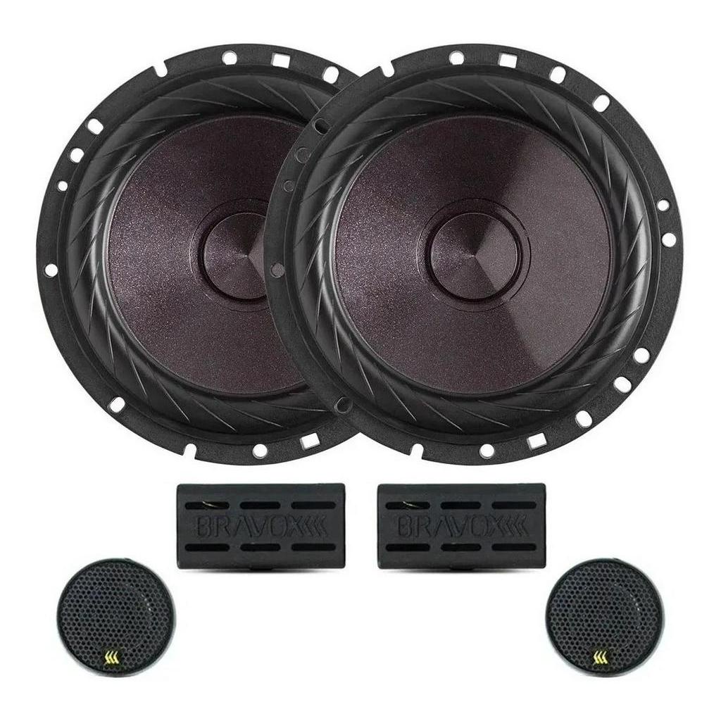 Kit 2 Vias 6 Polegadas Bravox Cs60p 240w Falante 4 Ohms em Oferta na Shopee