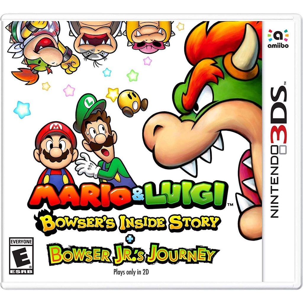 Mario e Luigi Bowsers Inside Story + Bowser Jrs Journey 3DS Midia Fisica