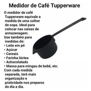 Colher - Medidor de Café Tupperware ***COR ALEATÓRIA*** em Oferta na Shopee