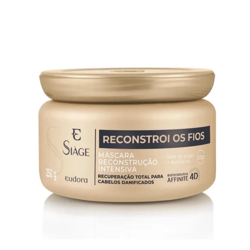 Máscara Capilar Reconstrução Intensiva Siage Reconstroi os Fios 250G Eudora