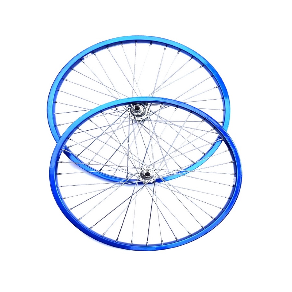 1 Par Rodas Aro 20 Com Cubo De Ferro 36 Furo Para ,,Bicicleta