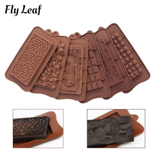 Voar Folha Artesanal Barra De Chocolate Molde De Silicone Pudim Doce Geléia Sobremesa Ferramenta De Cozimento