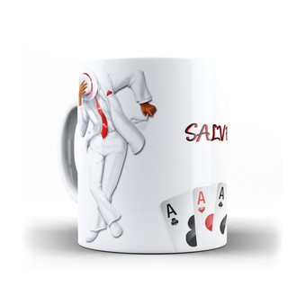 Caneca umbanda Zé Pilintra salve salve malandragem mod2