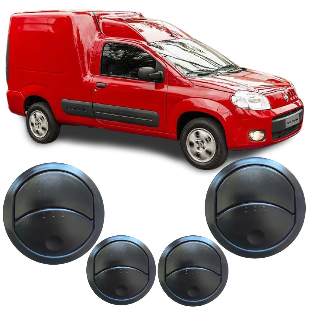 Kit Difusor Ar Fiorino 2010 2011 2012 13 14 2015 2016 Preto