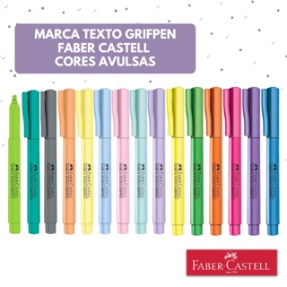 Marca Texto Faber Castell Grifpen - Unidade Cores Variadas em Oferta na Shopee