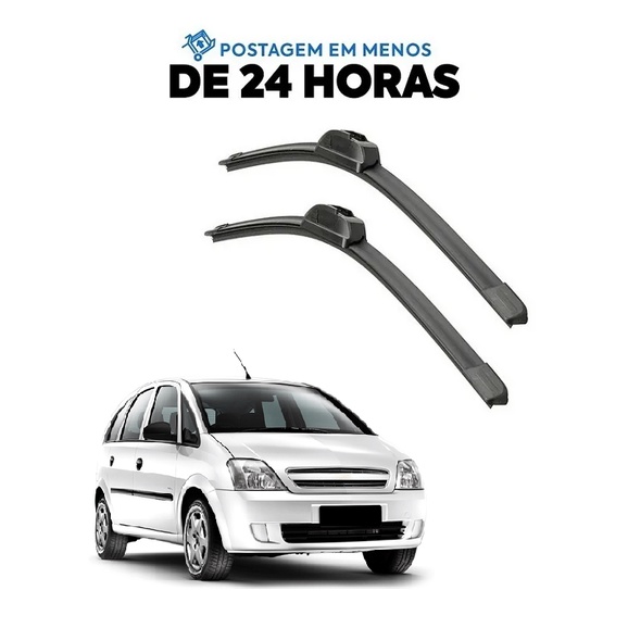 Par Palheta Limpador Parabrisa Meriva 2002 2003 2004 2005 2006 2007 2008 2009 2010 2011 2012