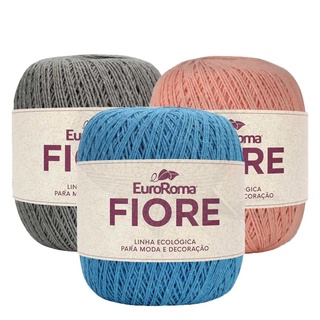 Linha Fiore EuroRoma 8/4 Cores 150g (Mesma espessura Anne) n°2 - 500m Amigurumi | Crochê | Tricô em Oferta na Shopee