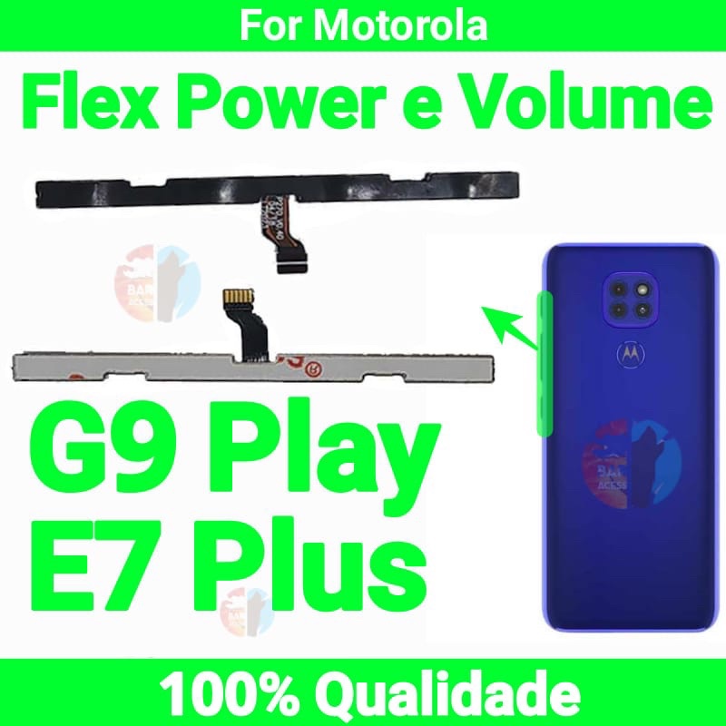 Flex Power Volume Motorola Moto G9 Play / E7 Plus