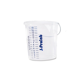 Balde Plástico 20 Litros Graduado Em Pp Com Alça em Oferta na Shopee