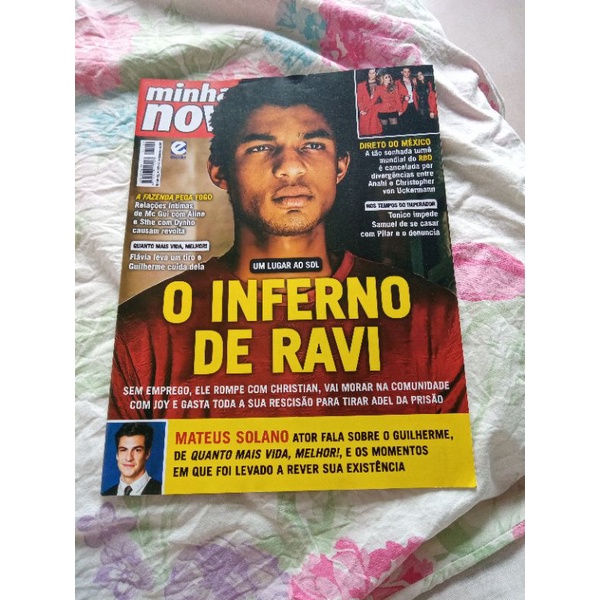 revista minha novela Mateus Solano heslaine cabrerizo Thalia RBD Gaby spanic  caito maia Pantanal Wanessa Camargo  Zezé Juan Paiva