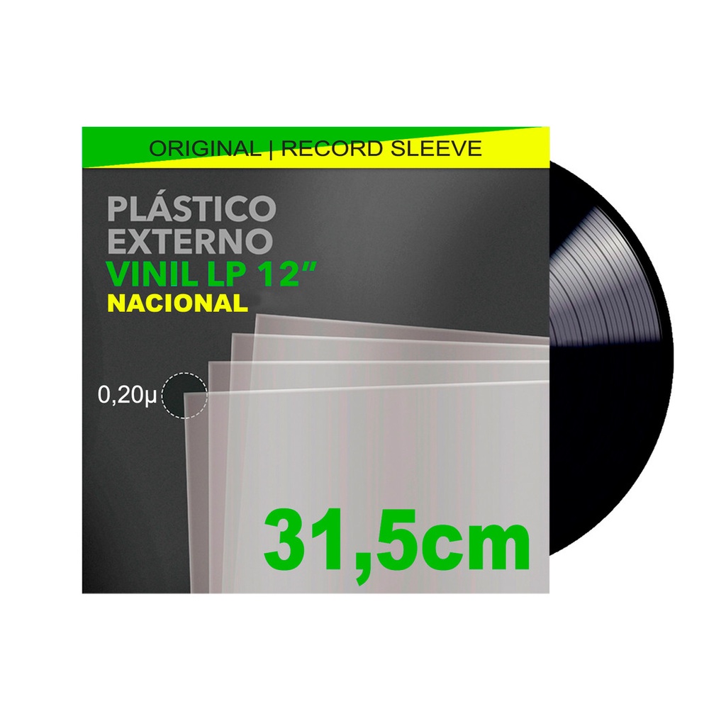 Plasticos Vinil Lp Grosso Nacional 0,20 - 100 Unidades