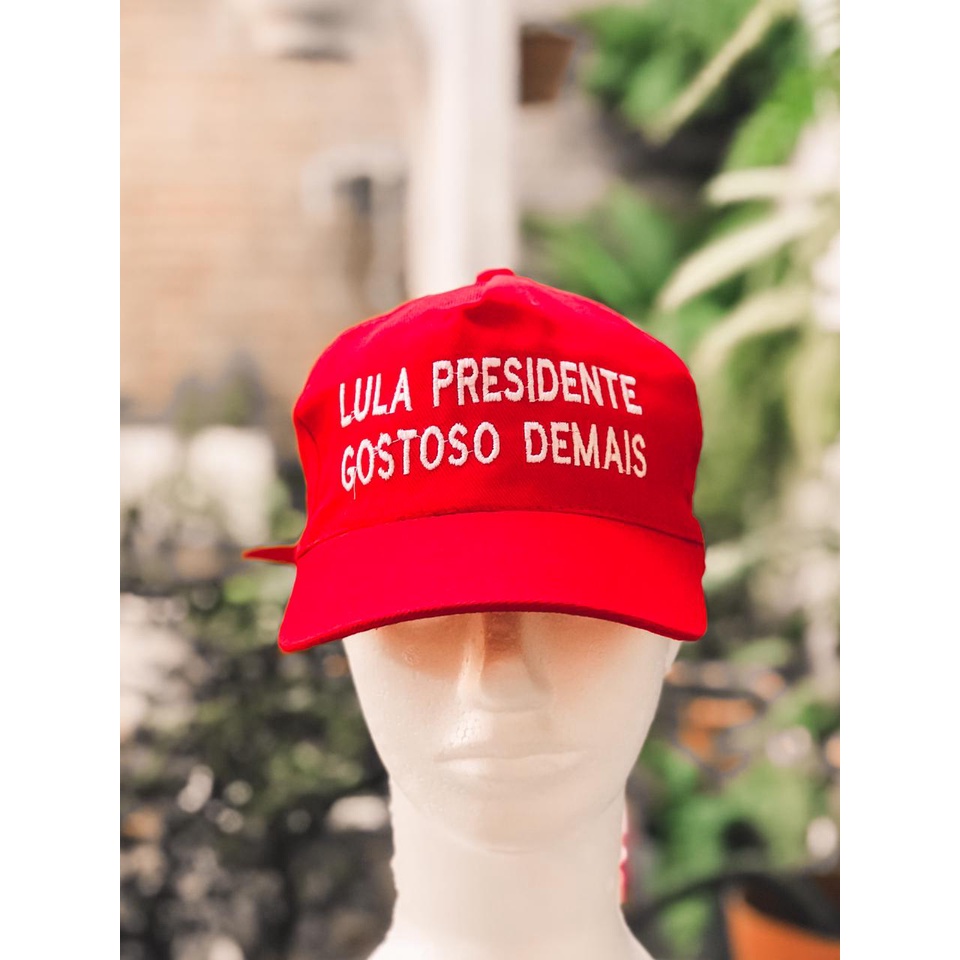 boné “Lula presidente gostoso demais” PT | ÚLTIMAS UNIDADES