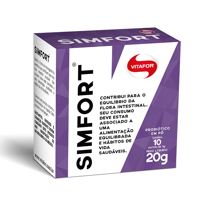 SIMFORT 10 SACHES DE 2G VITAFOR PROBIÓTICOS | Shopee Brasil